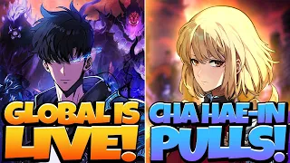 GLOBAL IS HERE! LIVE FREE-2-PLAY REROLL & 100+ PULLS FOR WAIFU CHA HAE-IN!!! - Solo Leveling: Arise