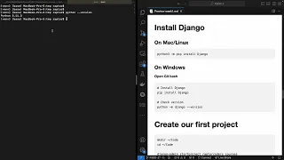 How to install Django (Mac/Linux)