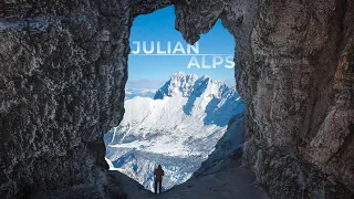 Steep skiing in Julian Alps