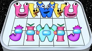 Merge Alphabet Imposter Monsters Vs Merge 3D Letters Lore Max Level Gameplay