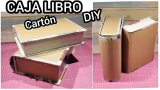 😀💞CÓMO HACER CAJA LIBRO💞😀Caja base para decorar. DIY