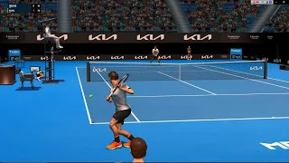 How realistic can this tennis game get?