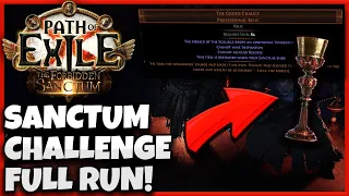 [POE 3.20] Sanctum Invocation Unique Challenge - Full Run Guide - How To Complete Sanctums