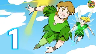 Peter Pan - Part 1 | KONDOSAN English Fairy Tales & Bedtime Stories for Kids | Cartoon | Animation