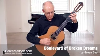 Boulevard of Broken Dreams by Green Day - Danish Guitar Performance - Soren Madsen