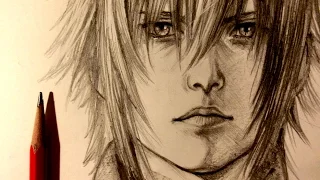 ASMR | Pencil Drawing 29 | Noctis (Request)