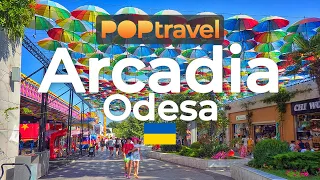 Walking in ARCADIA / Odesa (Ukraine) 🇺🇦- Day and Night - 4K 60fps (UHD)