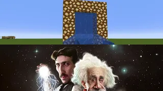 Albert Einstein and Nikola Tesla - Aether Portal Meme