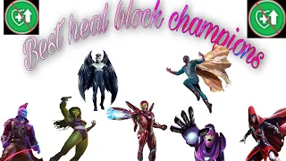 Best heal block champions | Best heal counters | Mcoc