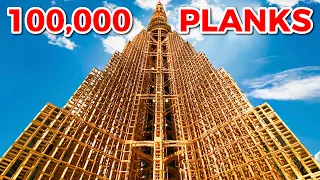 WORLD RECORD Kapla Tower Collapse (*BREATHTAKING*)