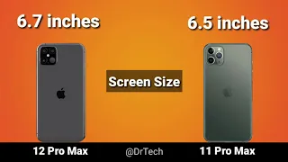 iPhone 12 pro max vs iphone 11 pro max ||Dr.tech