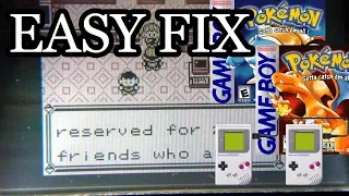 Link Cable Not Connecting! Pokémon Blue/Red