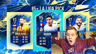 JEG PACKEDE 95 TOTS VARANE I UBESKRIVELIG GODE 85+ LA LIGA PLAYER PICKS!