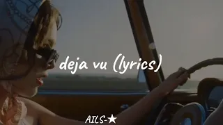 deja vu - Olivia Rodrigo (lyrics video en español)