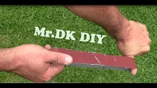 How to Make Your Own Sanding Belt / DIY