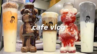 ENG) A cafe with 39 representative desserts from all over the world  |  Cafe Part-time Vlog