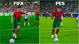 Tendangan Penalti CRISTIANO RONALDO | FIFA vs PES • 2005 ke 2023