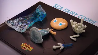 How to make Sea Fairy Cookie with 3Dpen+Resin. The Curse of the Little Mermaid on Sea Fairy Cookie.