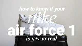 Nike AIR FORCE 1 Shopee Unboxing and Detailed Review (Fake vs Original)