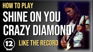 Shine On You Crazy Diamond - Pink Floyd | Guitar Lesson