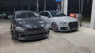 2018 BMW 340i Bolt Ons OTS E50 vs 2019 Audi RS3 Bolt Ons E85