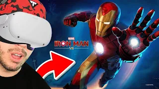 LIVE IN VIRTUAL REALITY! Playing Marvel's Iron Man VR on Meta Quest 2 #QuestPartner #MarvelGames