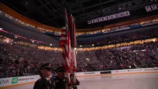 Blues hold moment of silence for Arianna Dougan