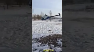 Drunk Chinese guy fly helicopter