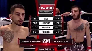 Frederico Gutzwiller vs Vazha Tsiptauri, M-1 Challenge 85