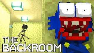 Monster School : BACKROOM ft BABY HUGGY WUGGY - Minecraft Animation