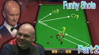 Funny Shots of Snooker goes Very Lucky | funny side of serious snooker part 2