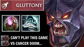 NEW GLUTTONY Doom is Cancer! Delete Ursa Like a Pro 2x Devour +1 Abilities Level Carry All Dota 2