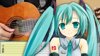 Levan Polkka / Hatsune Miku / Guitarra Tutorial / Fácil Tabs / Cover