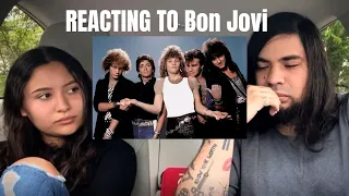 Girlfriend First Time Ever Listening & Reacting to BON JOVI You Give Love A Bad Name (Artist Reacts)