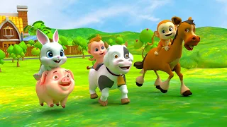 Old Macdonald Had A Cow Song | Baa Baa Black Sheep Song | +More Kids Songs & Nursery Rhymes