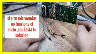 microondas no le funciona el inicio y varios numeros (solucion)