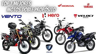 Las 7 Mejores Motocicletas Doble Propósito 2024😱 // ¡Baratas en México!🔥