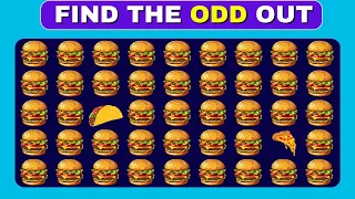 Find The ODD Emoji Out - Junk Food Edition🍔🍕 Easy, Medium, Hard, Very Hard - 100 Levels Emoji Quiz