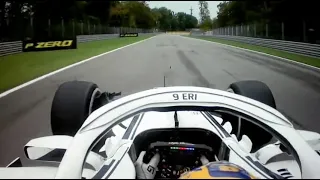 Marcus Ericsson's crash at Monza