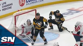 Penguins' Sidney Crosby Bats Home Rebound For His 21st Goal Of Season