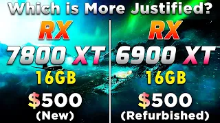 RX 7800 XT 16GB vs RX 6900 XT 16GB | PC Gameplay Tested