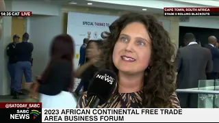 AfCFTA 2023 | Reflecting on day 3 of the forum with Lily Sommer