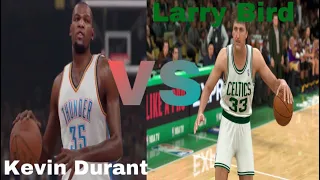 Bird vs Durant in a 1v1