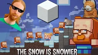 THE SNOW IS SNOWIER