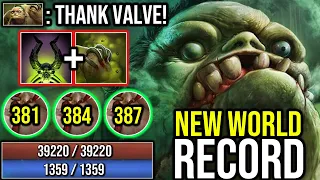 Thank Valve for 7.29 Patch!! NEW WORLD RECORD Deadly Combo Almost 40000HP PUDGE!