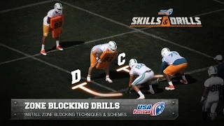 Miami Dolphins Zone Blocking Drills