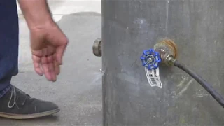 stop water leak with screw a cheap fix