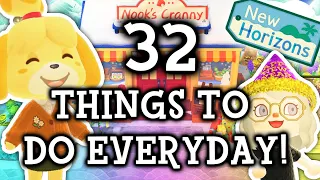 Bored in Animal Crossing? Here's 32 Things To Do Everyday! ACNH
