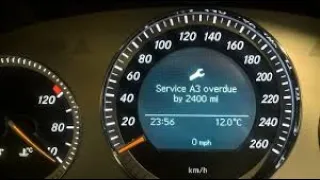 how to reset service light mercedes by launch