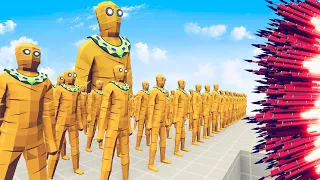 100x MUMMY + 1x GIANT vs 1x EVERY GOD | TABS - Totally Accurate Battle Simulator